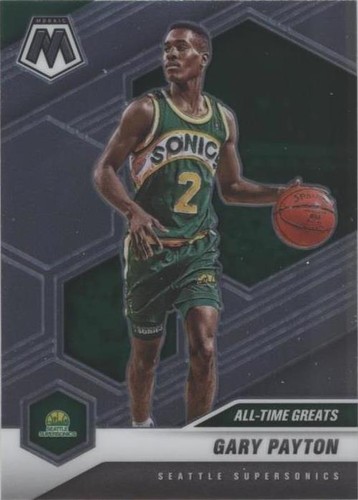 スポーツ選手 Panini Gary Payton 1of1 Gary Payton 2022-23 Mosaic Fastbreak Blue Auto Autograph