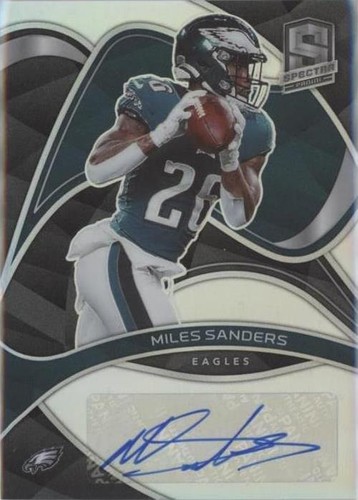 2022 Panini Spectra Miles Sanders #SIG-MSA