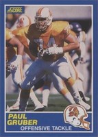 1989 Score Paul Gruber #77