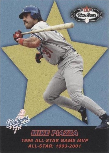 2002 Fleer Box Score - Mike Piazza #236