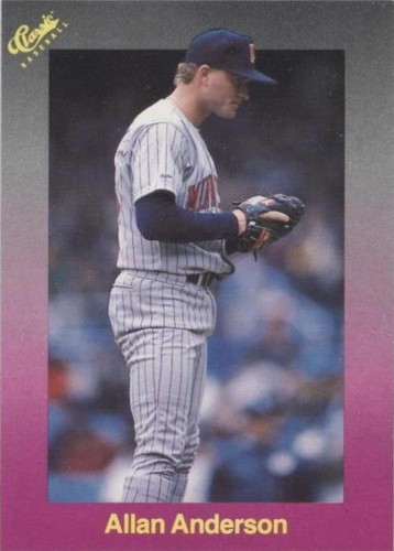 1989 Classic Update Purple Travel Edition - Allan Anderson #178