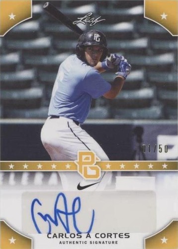 2015 Leaf Perfect Game National Showcase - Carlos Cortes #PG-CC3