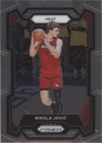 Nikola Jović RC auto silver prizm 2022-23 Panini Select Nikola Jovic Auto Silver Prizm Rookie