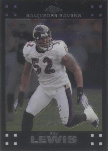 2007 Topps Chrome Ray Lewis #TC95