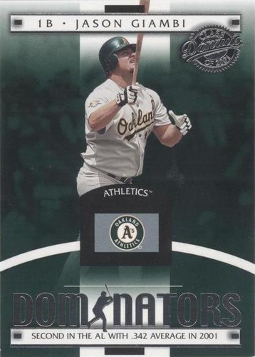 2001 Donruss Class Of 2001 - Jason Giambi #DM-5