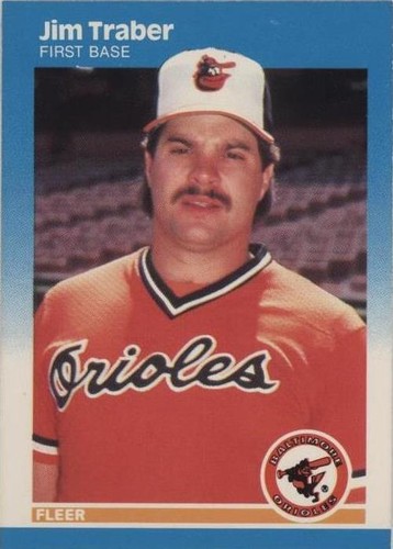 1987 Fleer - Jim Traber #482