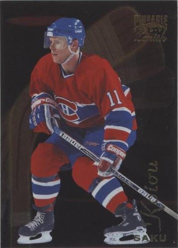 1996-97 Pinnacle Zenith - Saku Koivu #58
