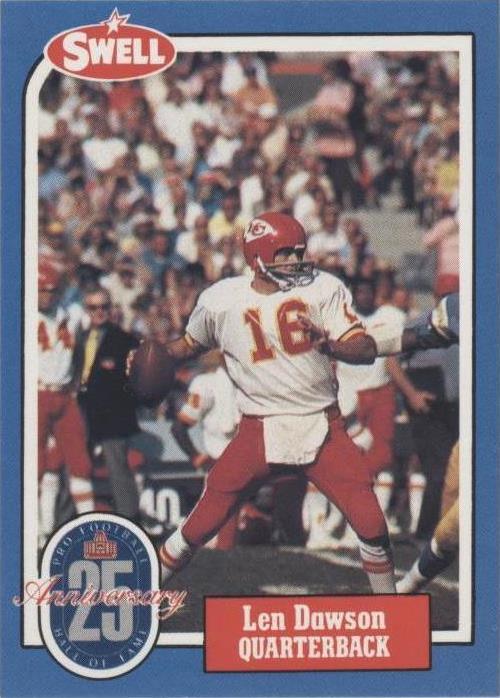 1988 Swell Football Greats Hall of Fame Len Dawson #137