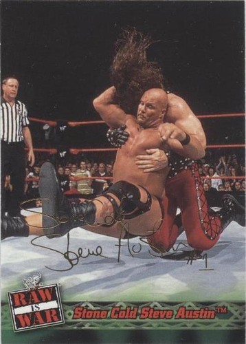 2001 Fleer WWF Raw is War - Steve Austin #1