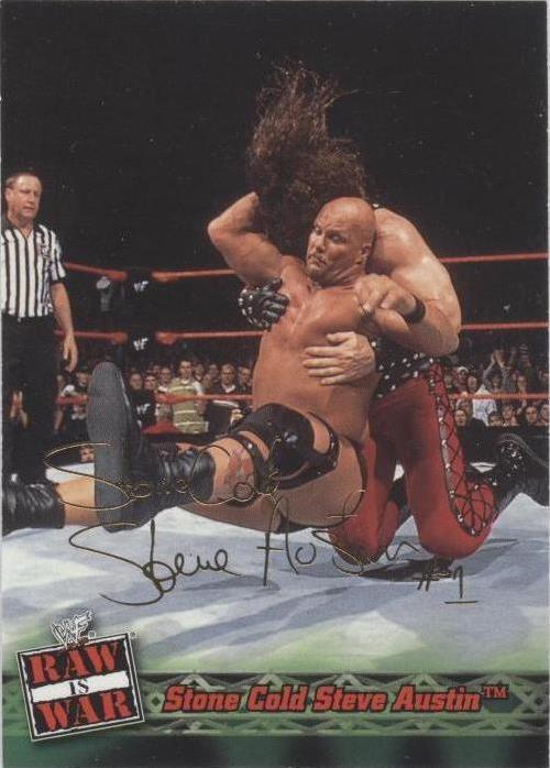 2001 Fleer WWF Raw is War - Steve Austin #1