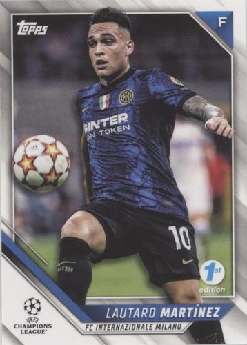 2021-22 Topps UCL Collection 1st Edition Lautaro Martinez #125