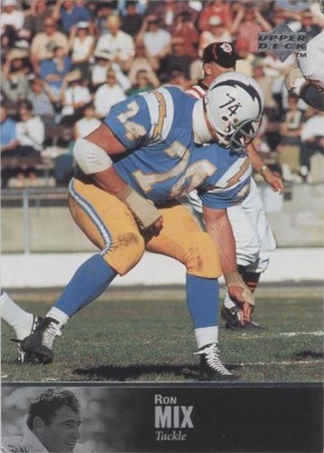 1997 Upper Deck NFL Legends Ron Mix #52