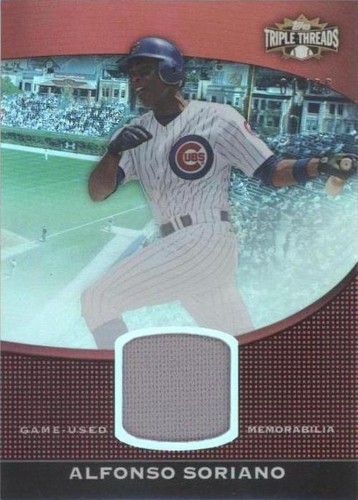 2011 Topps Triple Threads - Alfonso Soriano #TTUSR-80