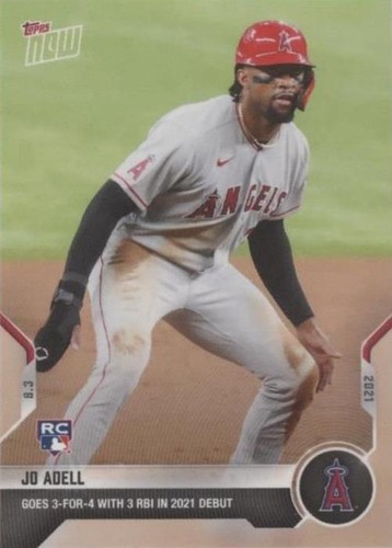 Jo Adell / Brandon Marsh 2021 Topps Now MLB 8/24 ANGELS Big