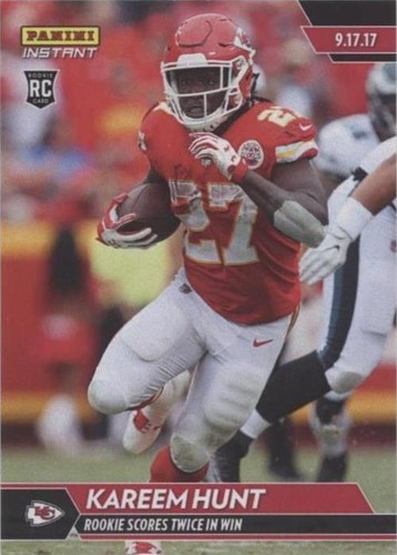 2017-18 Panini Instant NFL Kareem Hunt #25