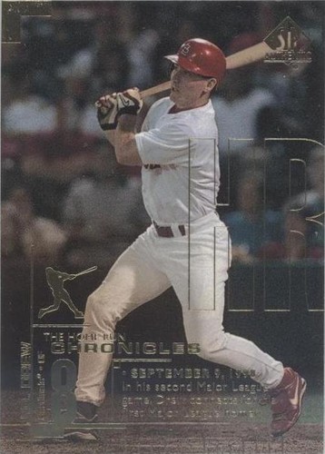 1999 SP Authentic - J.D. Drew #HR37