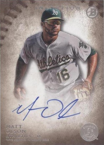 2015 Bowman Inception - Matt Olson #PA-MO
