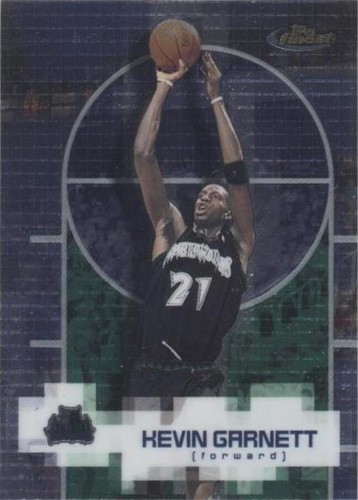 2000-01 Topps Finest - Kevin Garnett #63