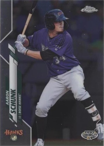2020 Topps Pro Debut - Aaron Schunk #PDC-101