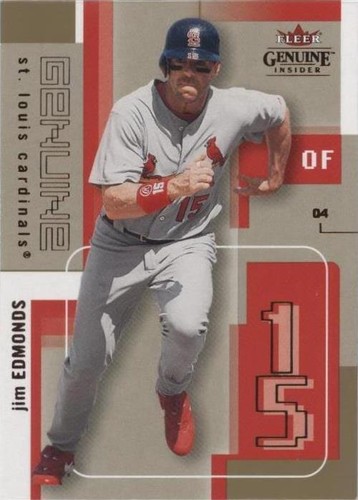 2004 Fleer Genuine Insider - Jim Edmonds #5