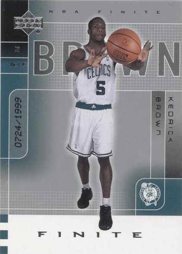 2002-03 Upper Deck Finite - Kedrick Brown #6