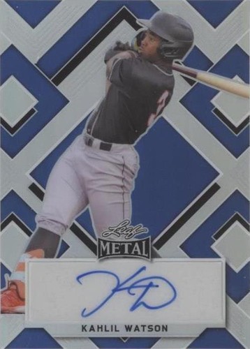 2022 Leaf Metal - Kahlil Watson #BA-KW1