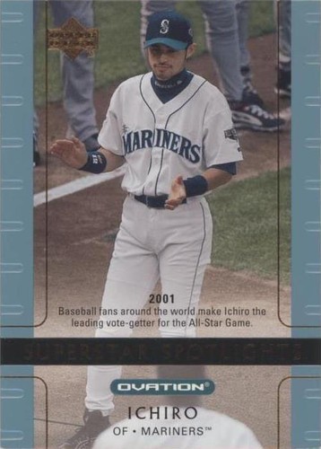 2002 Upper Deck Ovation #9 Ichiro Silver | eBay