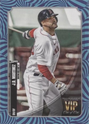 2021 Topps Transcendent Collection VIP Party - J.D. Martinez #VIP-58