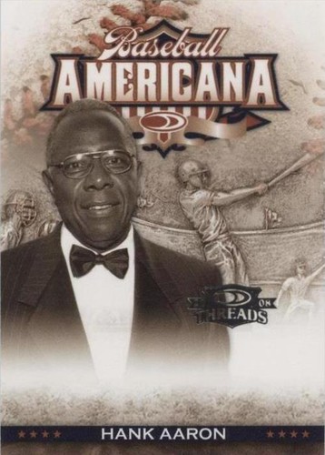 2008 Donruss Threads - Hank Aaron #BA-14