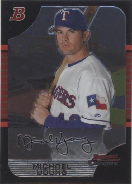 Bowman Chrome 2005 - Michael Young #53