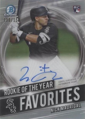 2021 Bowman - Nick Madrigal #ROYF-NM