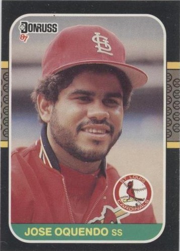 1987 Donruss - Jose Oquendo #510