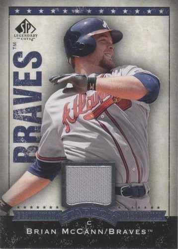 2008 SP Legendary Cuts - Brian McCann #DS-BM