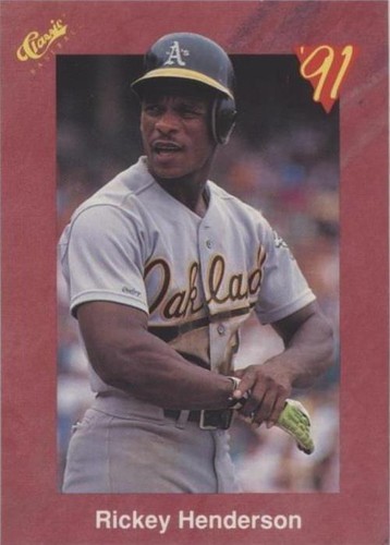1991 Classic Update Red Travel Edition - Rickey Henderson #T75