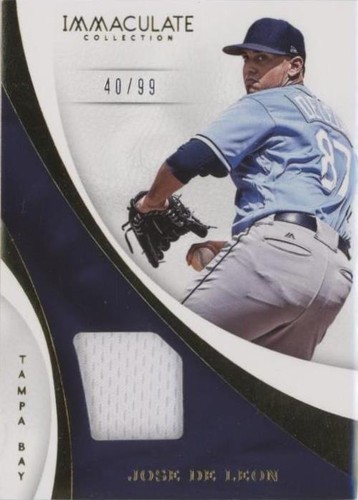 2017 Panini Immaculate Collection - Jose De Leon #S-JDL