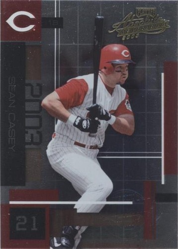 2003 Playoff Absolute Memorabilia - Sean Casey #94