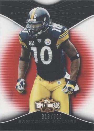 2009 Topps Triple Threads Santonio Holmes #82