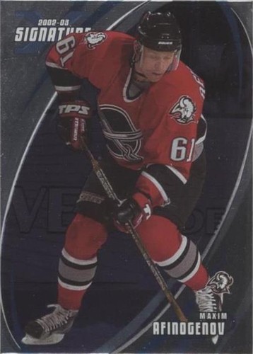2002-03 In the Game Be A Player Signature Series - Maxim Afinogenov #050