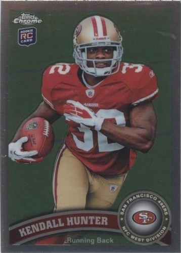 2011 Topps Chrome Kendall Hunter #62