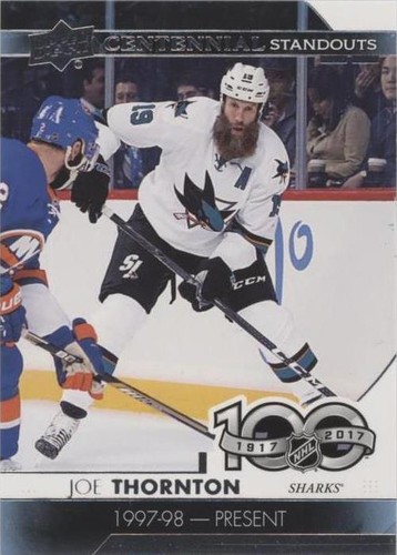 2017-18 Upper Deck - Joe Thornton #CS-6