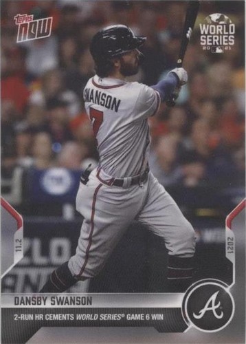 2021 Topps Now - Dansby Swanson #1038