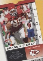 2003 Playoff Contenders Tony Gonzalez #45