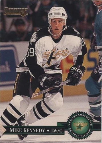 Mike Kennedy Rookie #192 1995 Donruss Dallas Stars Hockey Card NHL