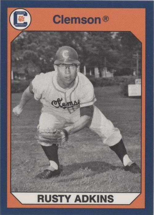 1990 Collegiate Collection Clemson Tigers - Rusty Adkins #156