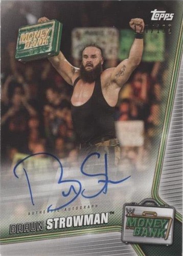 2019 Topps WWE Money in the Bank - Braun Strowman #A-BS