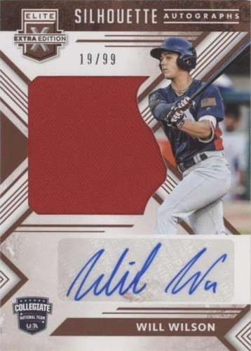 2018 Panini Elite Extra Edition - Will Wilson #UCSA-WW