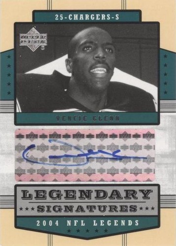 2004 Upper Deck NFL Legends Vencie Glenn #LS-VG