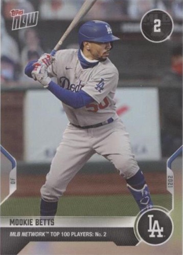 2021 Topps Now MLB Network Top 100 Players - Mookie Betts #T-2