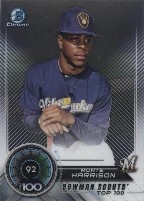 2018 Bowman - Monte Harrison #BTP-92
