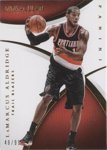 2014-15 Panini Immaculate Collection - LaMarcus Aldridge #31